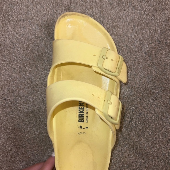 Birkenstock Yellow Sandals with Adjustable Straps - Picture 7 of 11